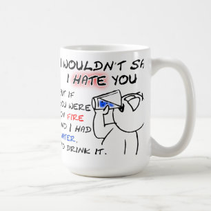 De Café Caneca Divertida Fogo E Água