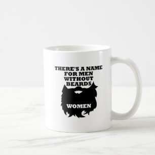 De Café Caneca Divertida Homens Sem Barbas