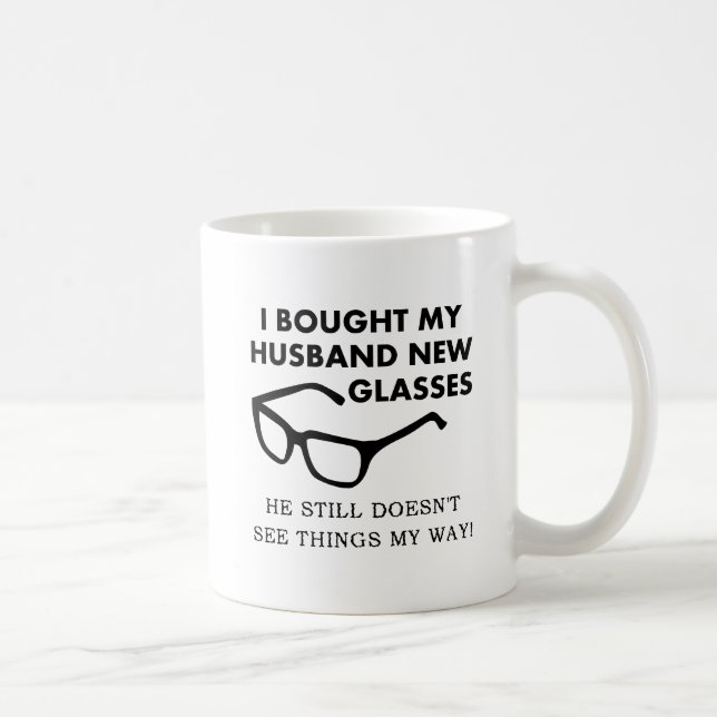 De Café Caneca Divertida Marido Óculos Novos (Direita)