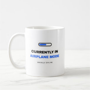 De Café Caneca Divertida Modo Avião Atualmente