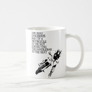 De Café Caneca Divertida Moto Motocross Humor Motoqueiro