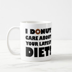 De Café Caneca Divertida 'Não Me Importo Com Donut' ou Can