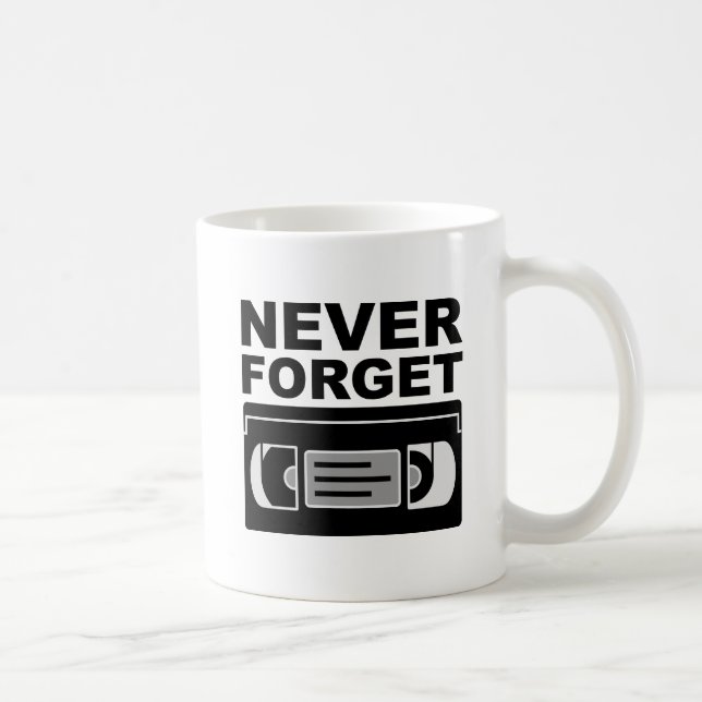 De Café Caneca Divertida Nunca Esquecer VHS (Direita)