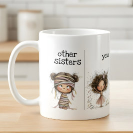 De Café Caneca Divertida para Irmãs