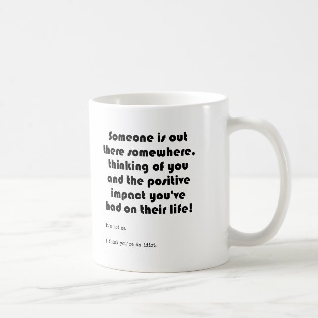 De Café Caneca Divertida Pensando em Você (Direita)