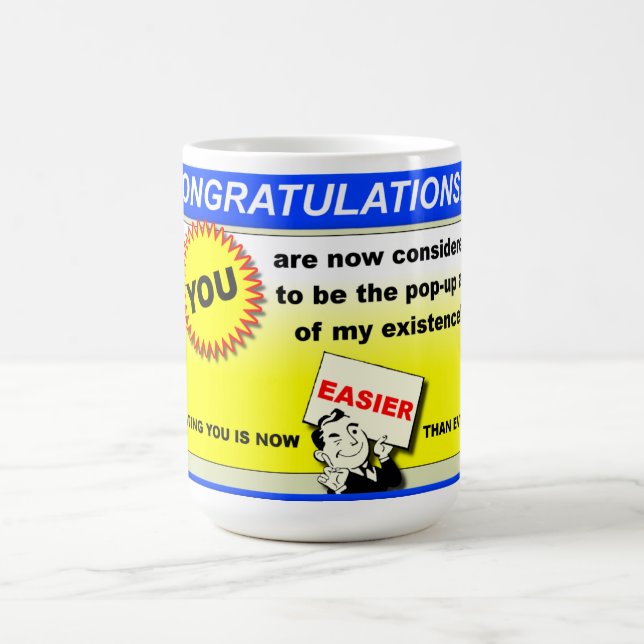 De Café Caneca Divertida Pop-Up da Minha Vida (Centro)