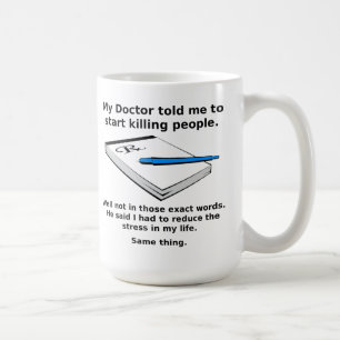 De Café Caneca Divertida Prescrição Para Matar