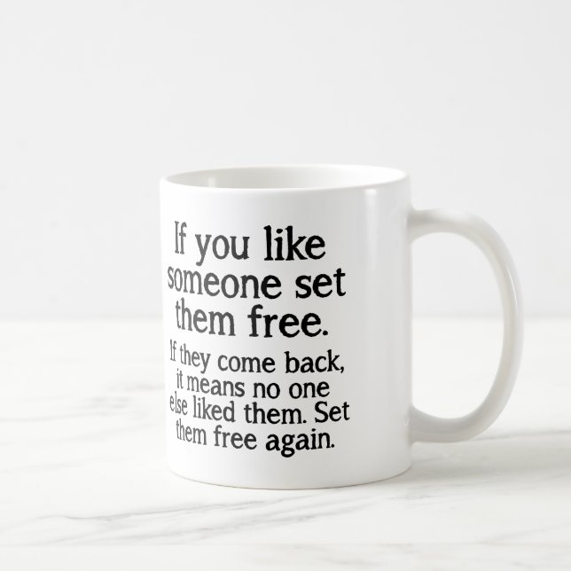 De Café Caneca Divertida Solte-os (Direita)