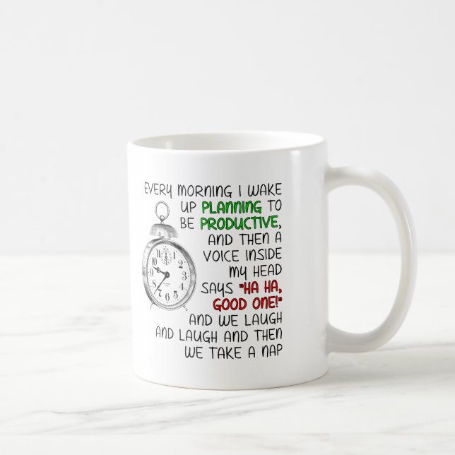 De Café Caneca Divertida Soneca Produtiva (Direita)