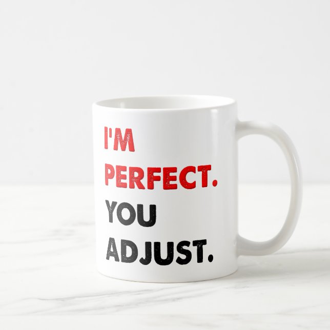 De Café Caneca Divertida Sou Perfeito (Direita)