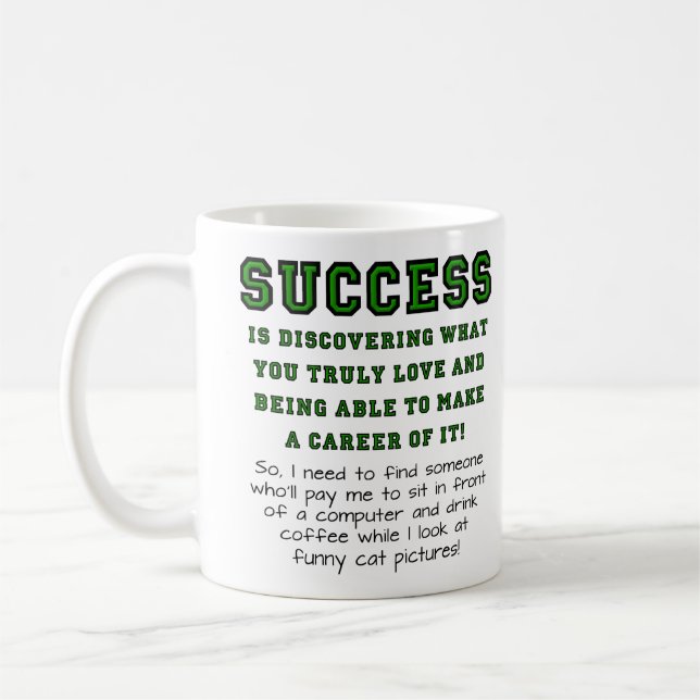 De Café Caneca Divertida Sucesso Verdadeiro (Esquerda)