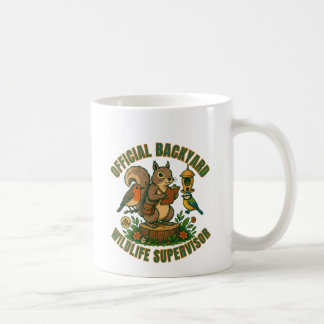 De Café Caneca Divertida Supervisor Oficial da Vida Selvag