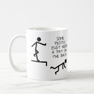 De Café Caneca Divertida Tapinha nas Costas