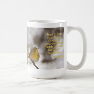 De Café Caneca do 62:8 do salmo da toutinegra do pinho