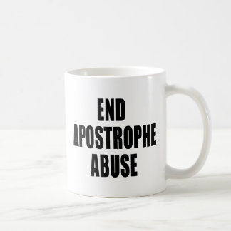 De Café Caneca do abuso da apóstrofe