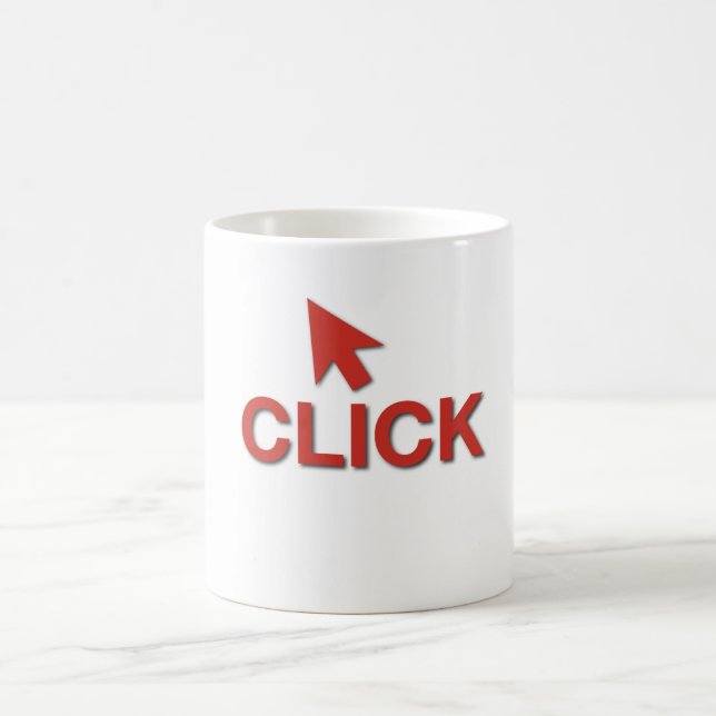 De Café Caneca do Admin do Botão-Clique (Centro)