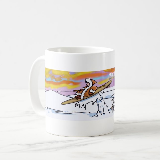 De Café caneca do Alaska surf (Frente Esquerda)