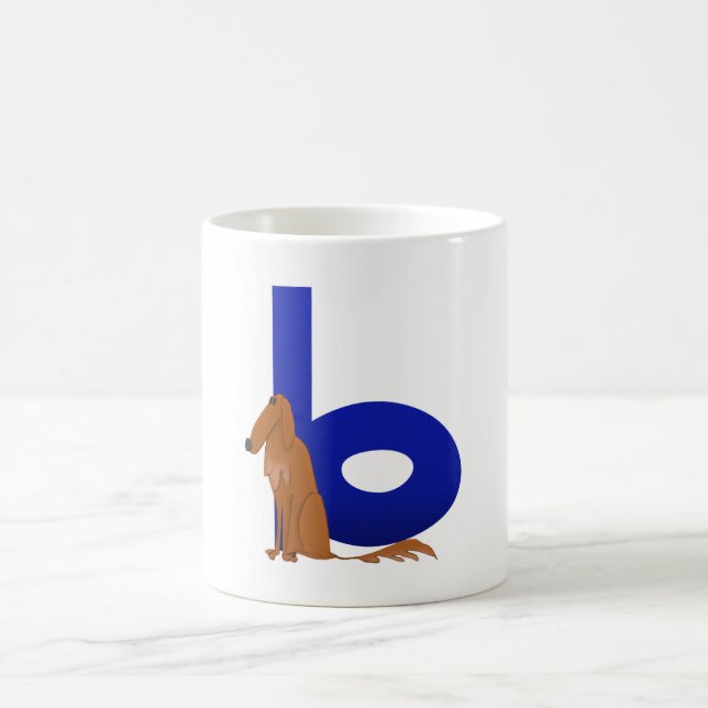 De Café Caneca do alfabeto B do cão (Centro)