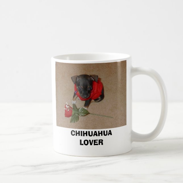 DE CAFÉ CANECA DO AMANTE DA CHIHUAHUA (Direita)