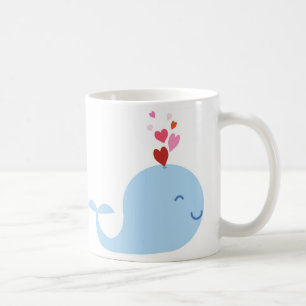 De Café Caneca do amor da baleia