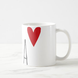 De Café Caneca do amor da ioga