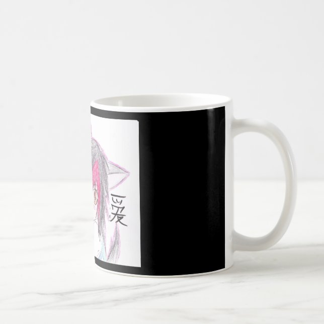 De Café Caneca do amor do Anime (Direita)