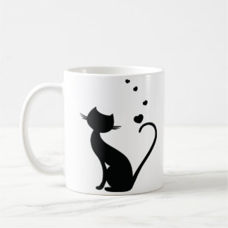 De Café Caneca do amor do gatinho