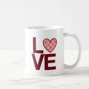 De Café Caneca do AMOR - vermelho