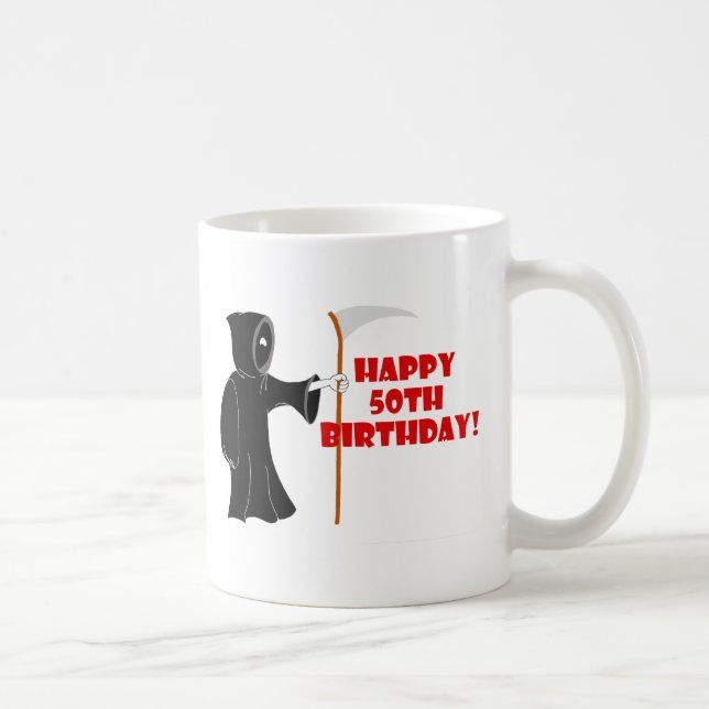 De Café Caneca do aniversário do Ceifador 50th (Direita)