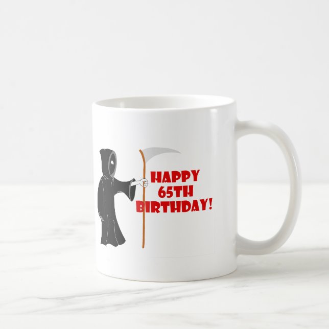 De Café Caneca do aniversário do Ceifador 65th (Direita)