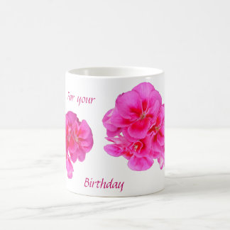 DE CAFÉ CANECA DO ANIVERSÁRIO, FLORAL