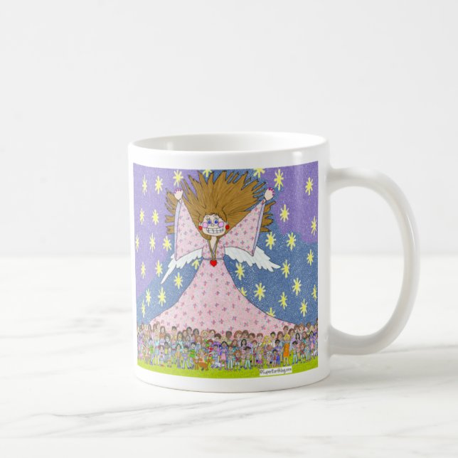 De Café Caneca do anjo-da-guarda (Direita)