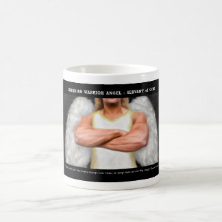 De Café Caneca do anjo do guerreiro do guardião