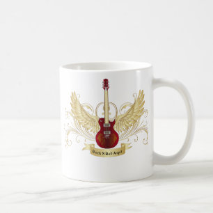 De Café Caneca do anjo do rolo da rocha n