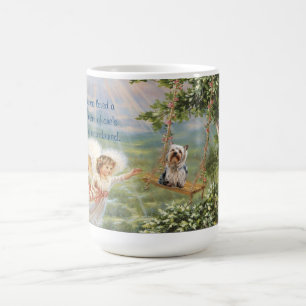 De Café Caneca do anjo do yorkshire terrier