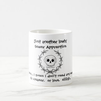 De Café Caneca do aprendiz do esgoto