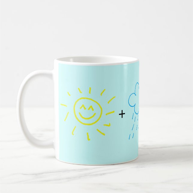De Café Caneca do arco-íris (Esquerda)