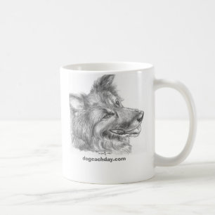 De Café caneca do azevinho