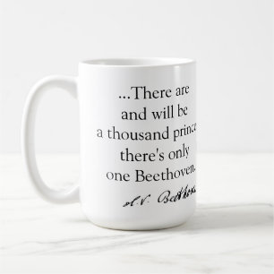 De Café caneca do beethoven