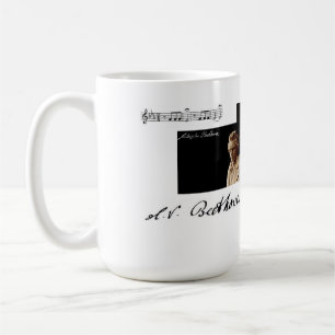 De Café caneca do beethoven