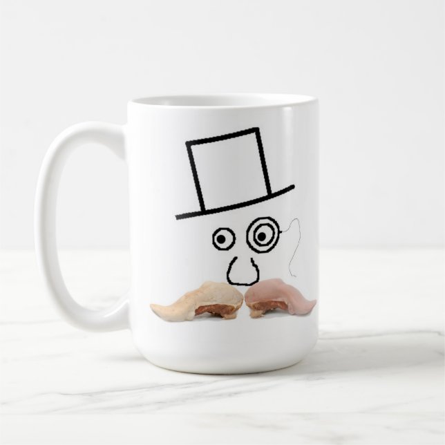 De Café Caneca do bigode da carne (Esquerda)