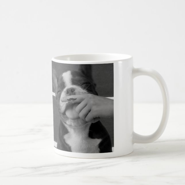 De Café Caneca do bigode do buldogue francês (Direita)