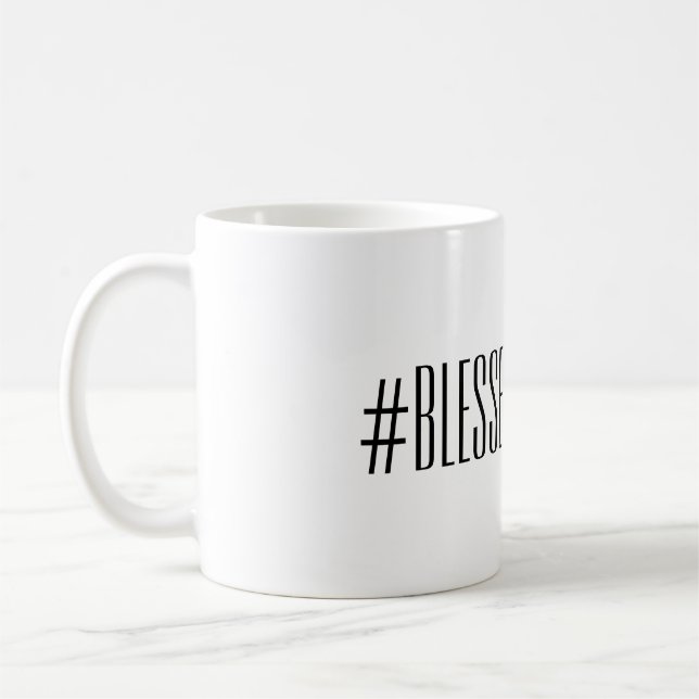 De Café Caneca do #BLESSED com diamante (Esquerda)