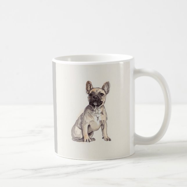 De Café Caneca do buldogue francês (Direita)