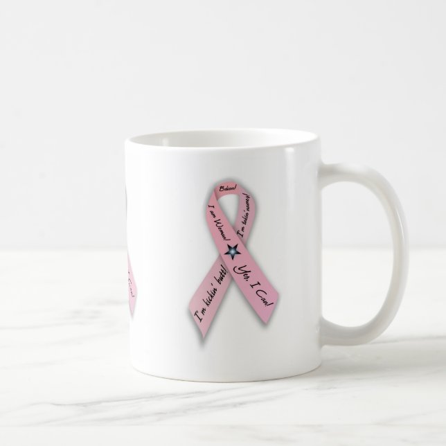 De Café Caneca do bumbum do cancer do pontapé (Direita)