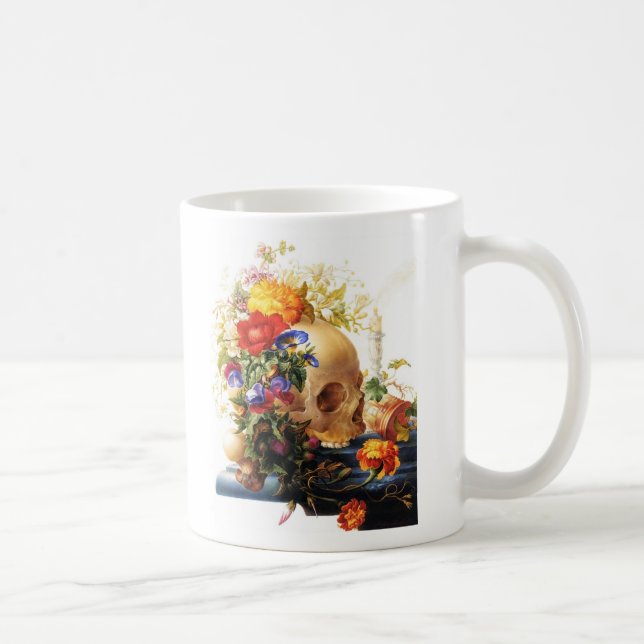 De Café Caneca do buquê do crânio (Direita)