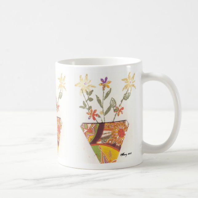 De Café Caneca do buquê do primavera (Direita)