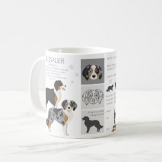 De Café Caneca do cachorro mestiço Aussalier