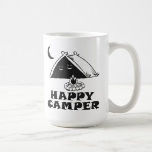 De Café Caneca do campista feliz