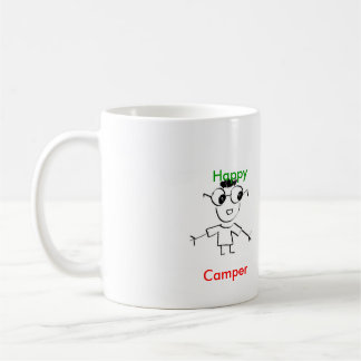 De Café Caneca do campista feliz